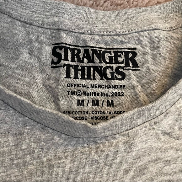 Stranger Things Grey Graphic Tee - Picture 2 of 5